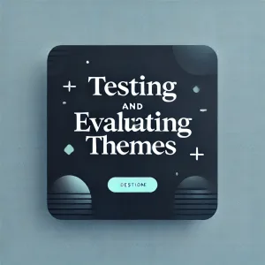 Testing and Evaluating Themes