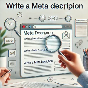 write meta description