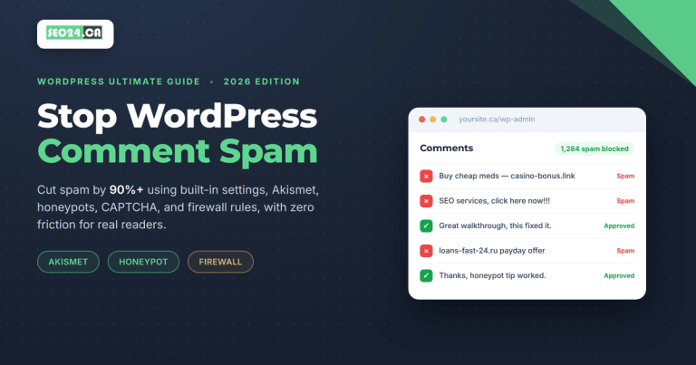 WordPress spam comments