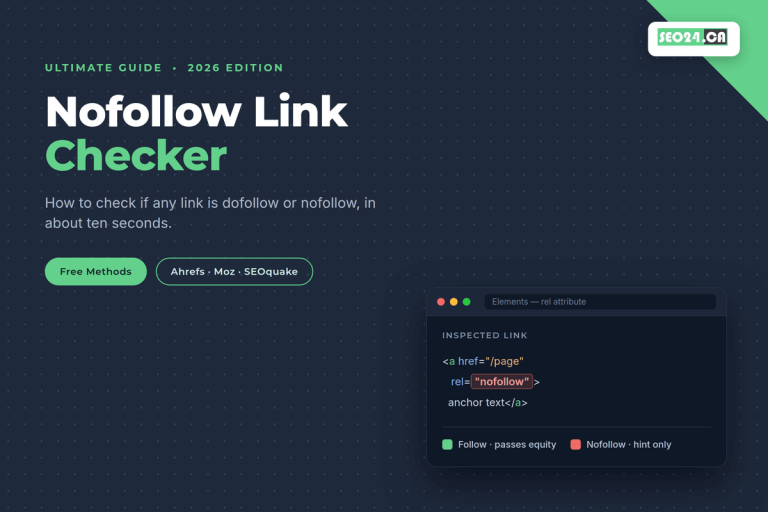 Nofollow link checker