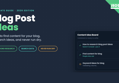 How to find blog post ideas