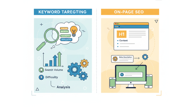 a visual guide to keyword targeting and on page seo