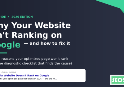 Why website not ranking on Google