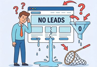 Why no leads on website