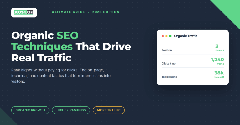 Organic SEO techniques