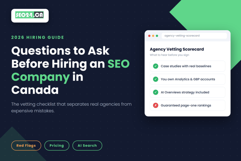 Hiring an SEO company in Canada